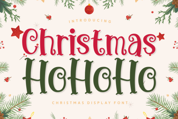 Christmas Ho Ho Ho: The Curly, Festive Font That Brings Joy to Design