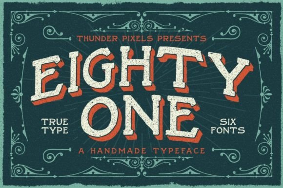 Eighty One: A Retro Font with Modern Appeal