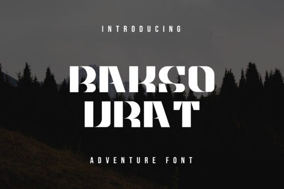 Enhancing Design Projects with Bakso Urat: A Bold and Stylish Display Font