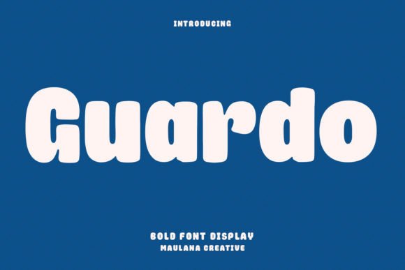 Guardo: A Playful Display Font for Creative Projects