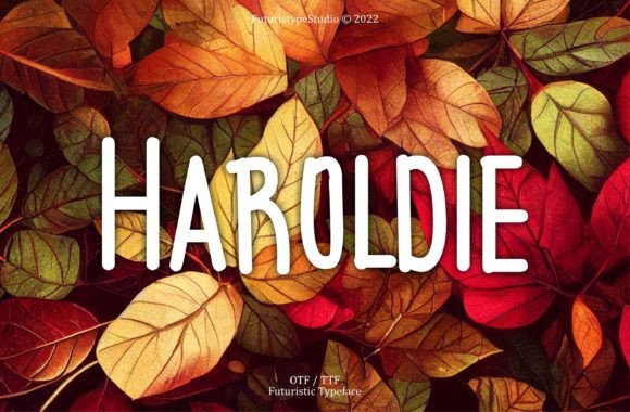 Haroldie: A Bold Display Font for Memorable Branding and Creative Projects