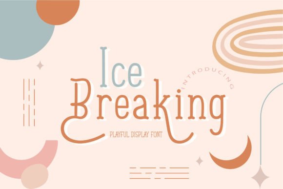 Ice Breaking: A Modern Serif Font for Creative Expression