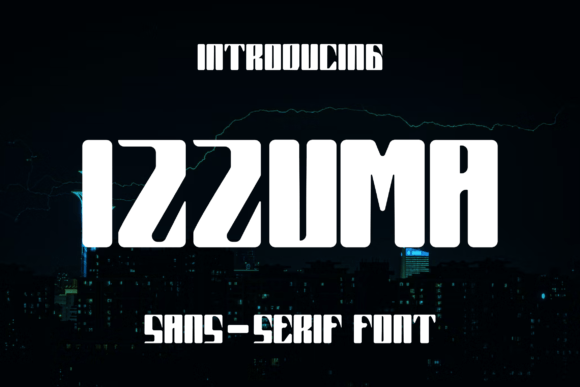Izzuma: A Modern Display Font for Classy and Elegant Typography
