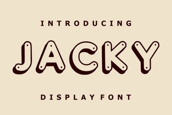 Jacky Font: Friendly and Bold Typography for Creative Projects