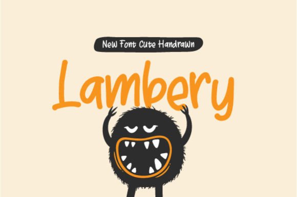 Lambery: A Playful Font That Elevates Whimsical Design in Modern Branding