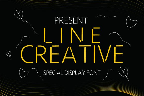 Line Creative: A Unique Font for Modern Designers