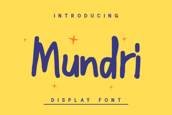 Mundri: A Playful Font That Adds Joy to Your Designs