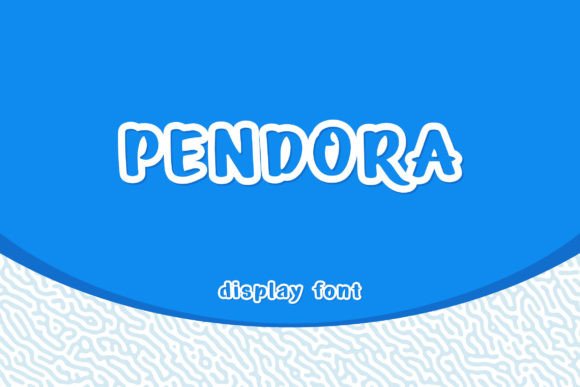 Pendora: A Handmade Outline Comic Display Font for Creative Professionals