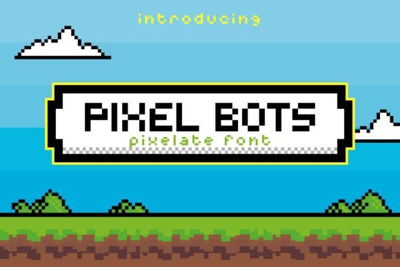 Pixel Bots: A Versatile Pixel Font for Retro-Inspired Design Projects