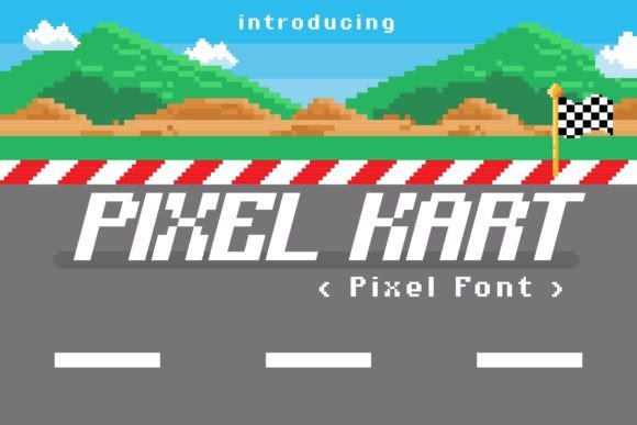Pixel Kart: The Ultimate Retro Font for Creative Projects