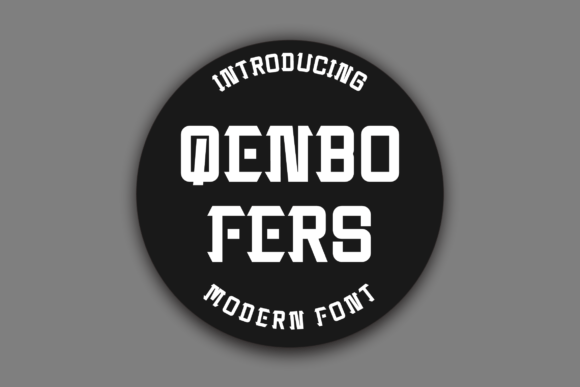 Qenbo Fers: A Modern Display Font for Creative Design and Branding