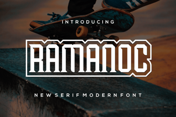 Ramanoc: A Modern Display Font for Impactful Design