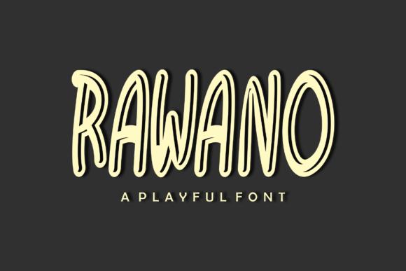 Rawano: A Playful Display Font Shaping Modern Design and Branding
