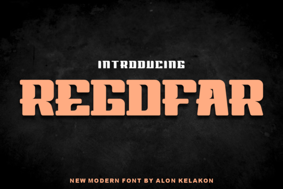 Regofar: A Modern Display Font for Bold Impressions
