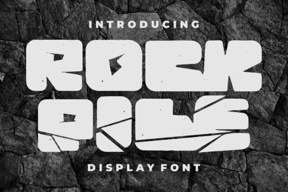 Rock Pile: The Bold Display Font That Elevates Your Design Projects