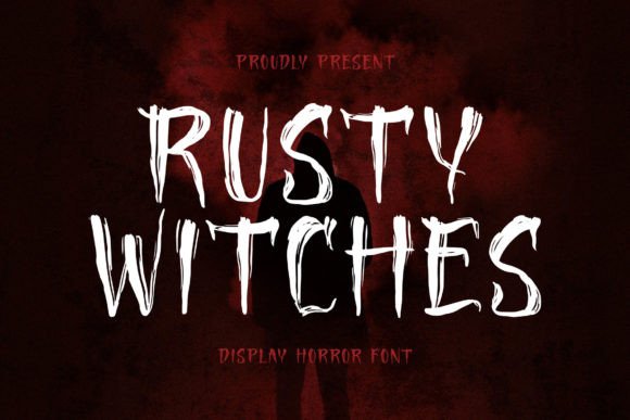 Rusty Witches Display Horror Font