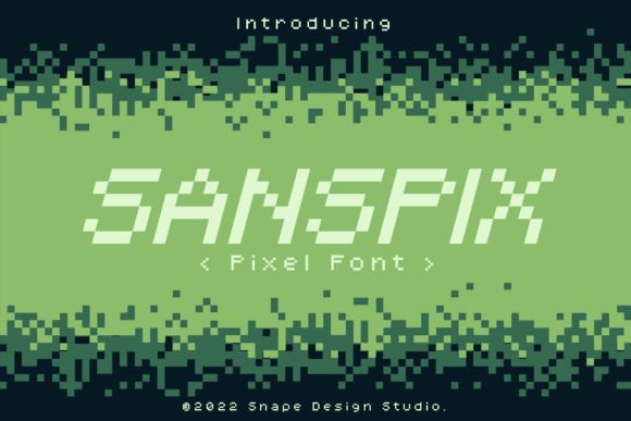Sanspix: The Retro Pixel Font That Elevates Your Design